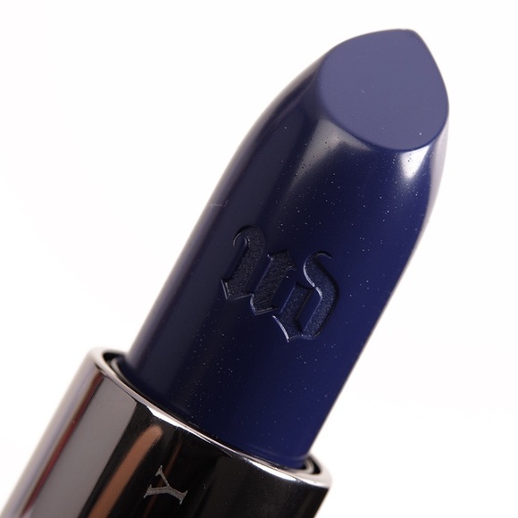 Urban Decay Vice Lipstick Heroine Dark Blue Satin Finish New in Box